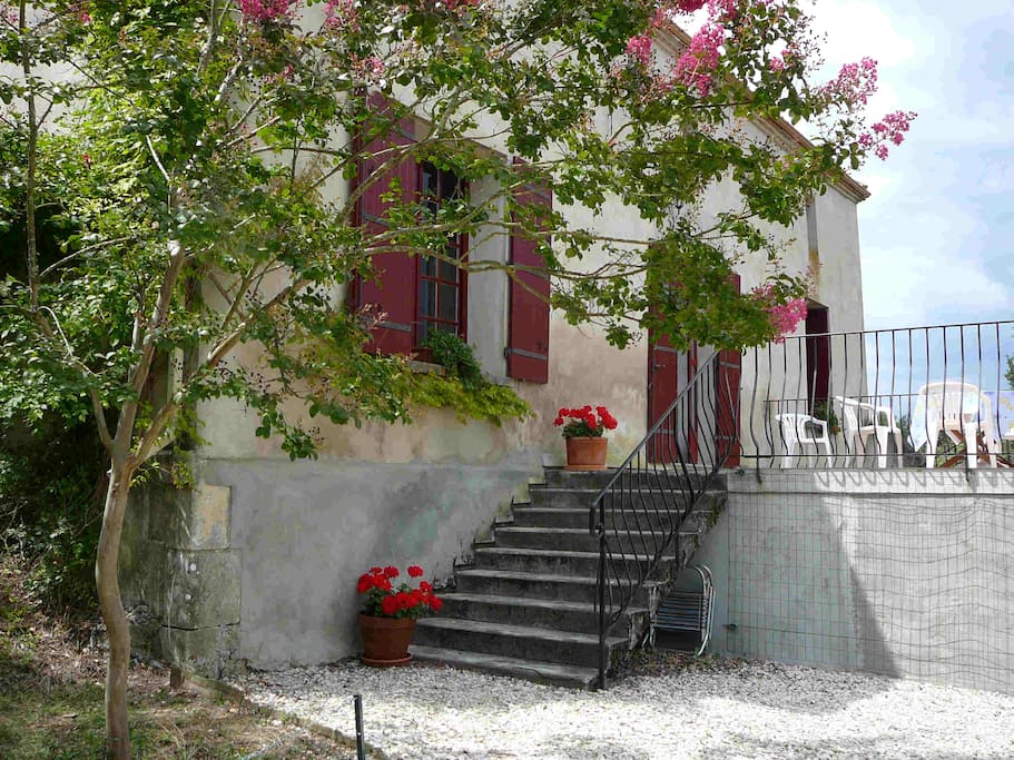 The terrace