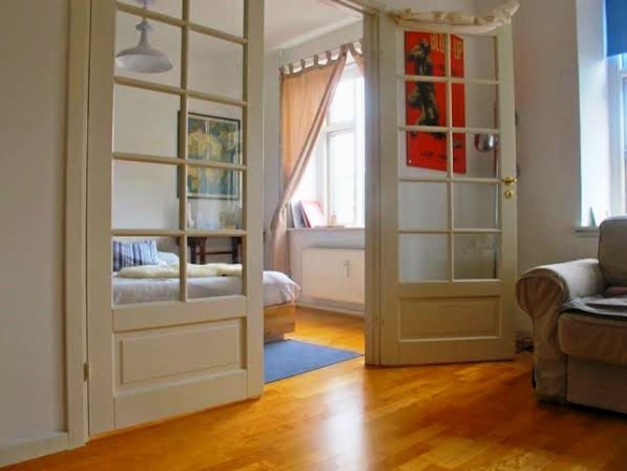 View of the bedroom from the living room