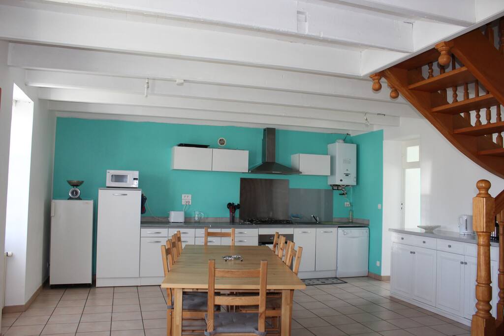 Côté cuisine salle à manger