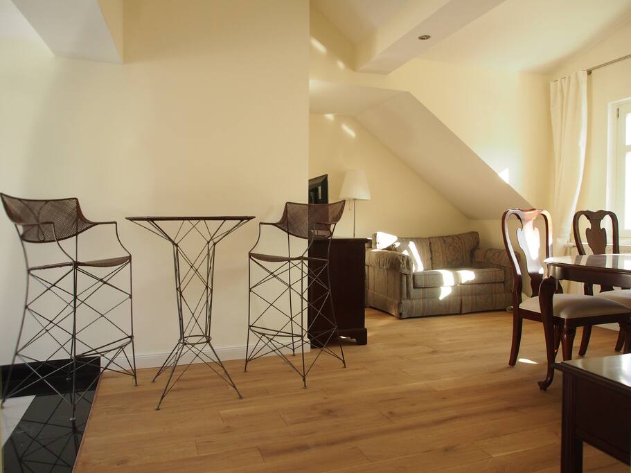 Living space furnished with love to details