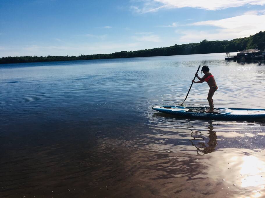 Paddle Boarding on Little Bear Lake