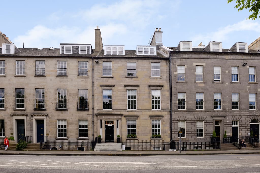 Exterior of townhouse