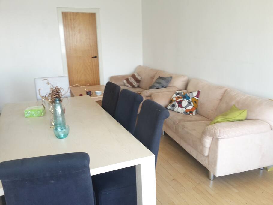 Two sofas to crash or just chill and watch Netflix.