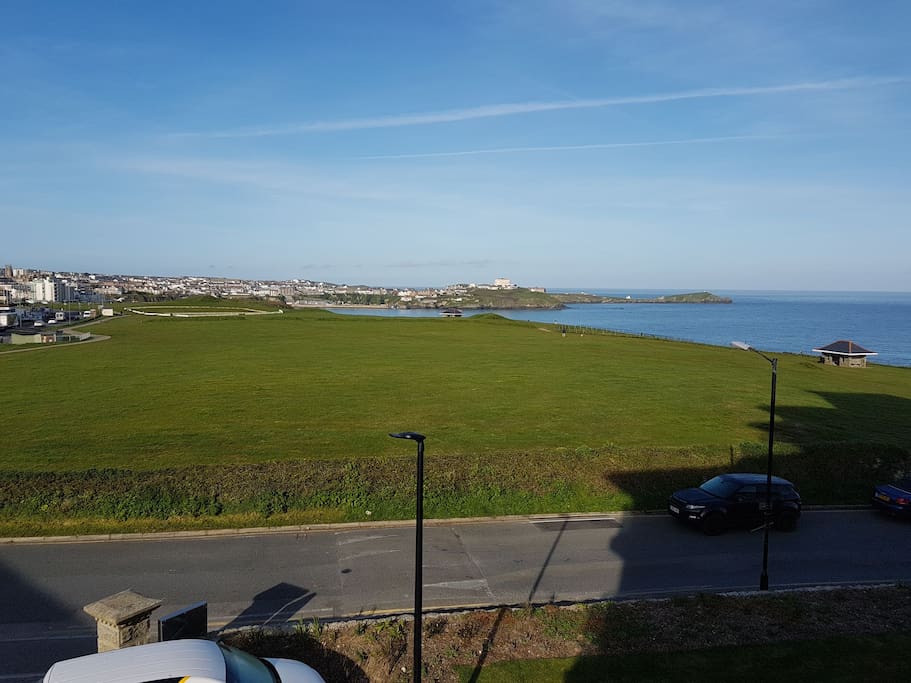 View from balcony.
