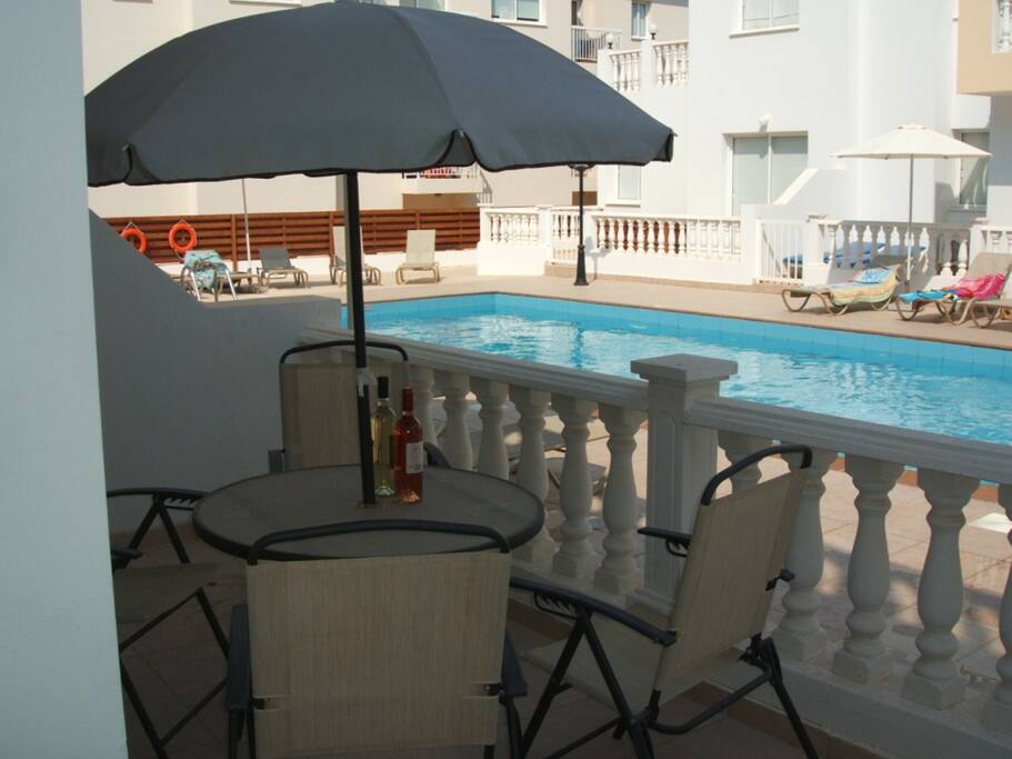 Private patio - great place to eat "Al Fresco"