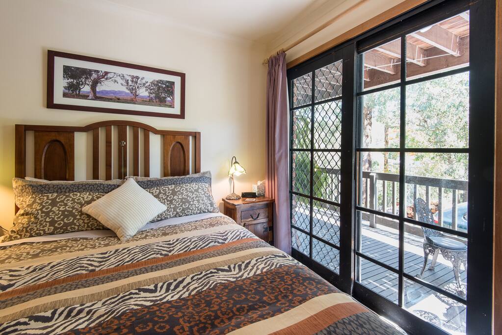 has a private entrance and private balcony