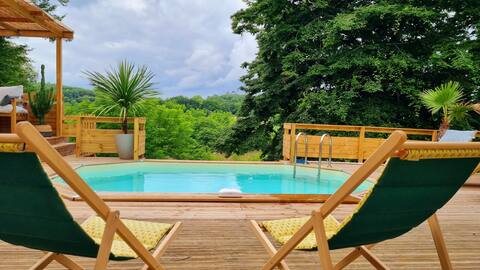 Beautiful modern villa with heated pool