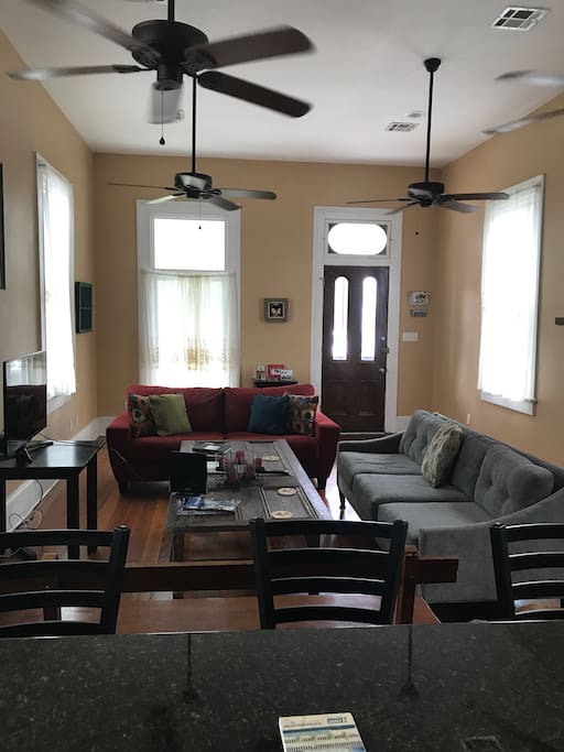 View of the front of the house from the kitchen
