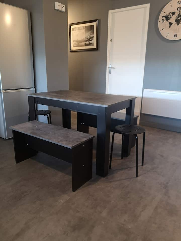 Chambre 2 à Louer Tv Douche Appart Neuf Toulouse - Blagnac
