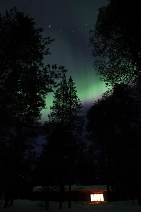 Northern lights, a pic taken by our visitor Nathalie, thank her