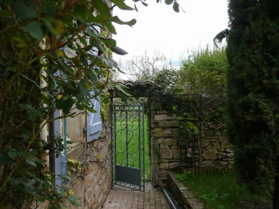 Accès au jardin