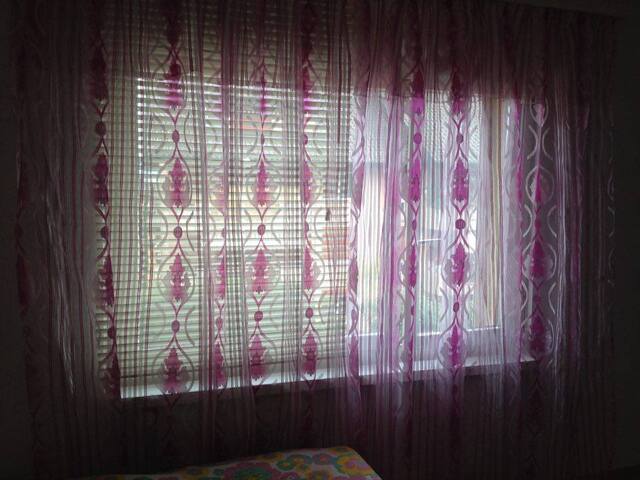 Very bright room in a quiet area.