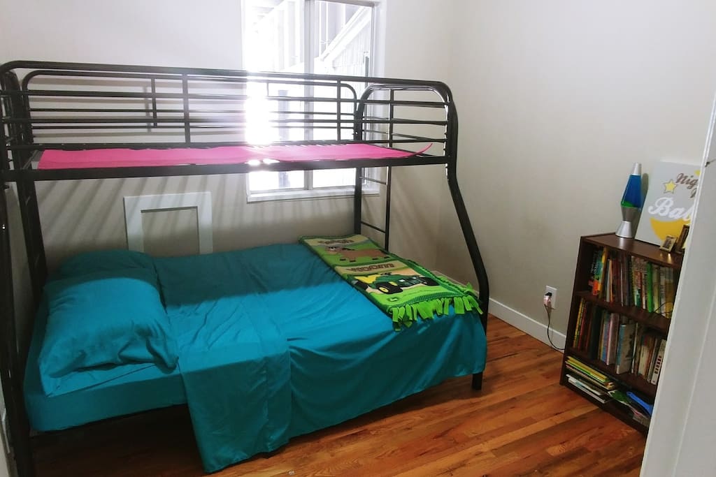 Bedroom 2 *twin bunk not available at this time* Bottom features a brand new double mattress.