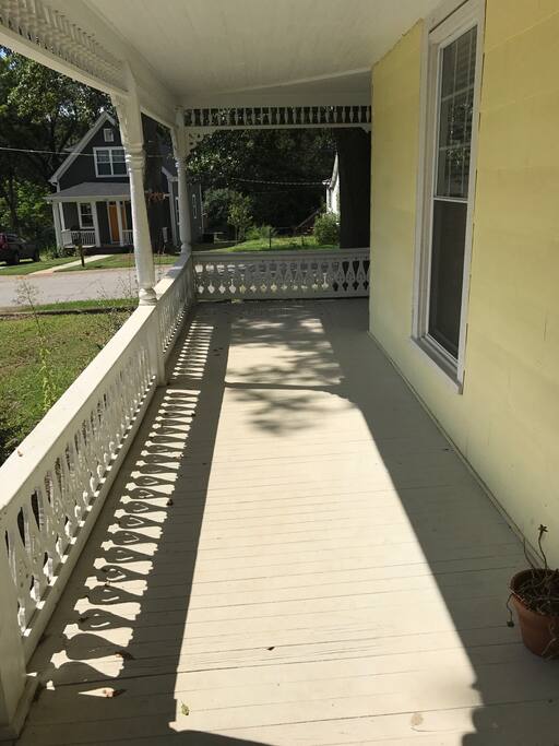 Wrap around porch - view of sunset