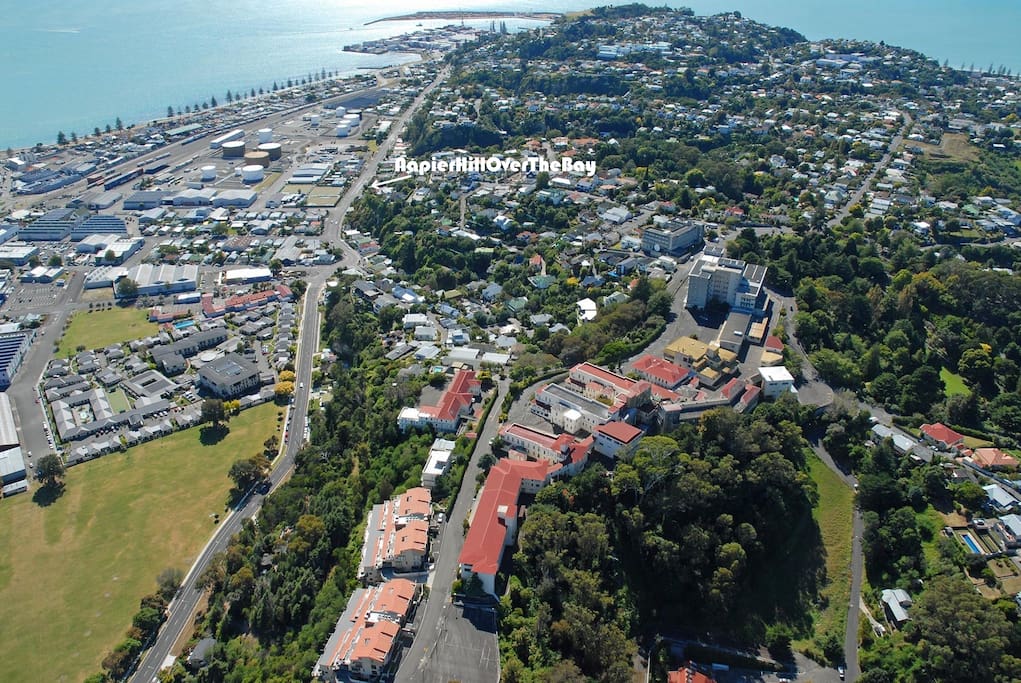 Napier Hill. 2018: old hospital now demolished