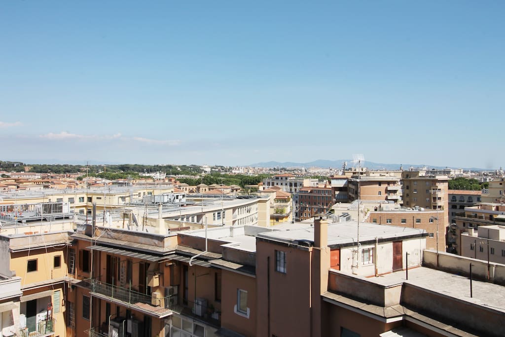 The view over Rome!