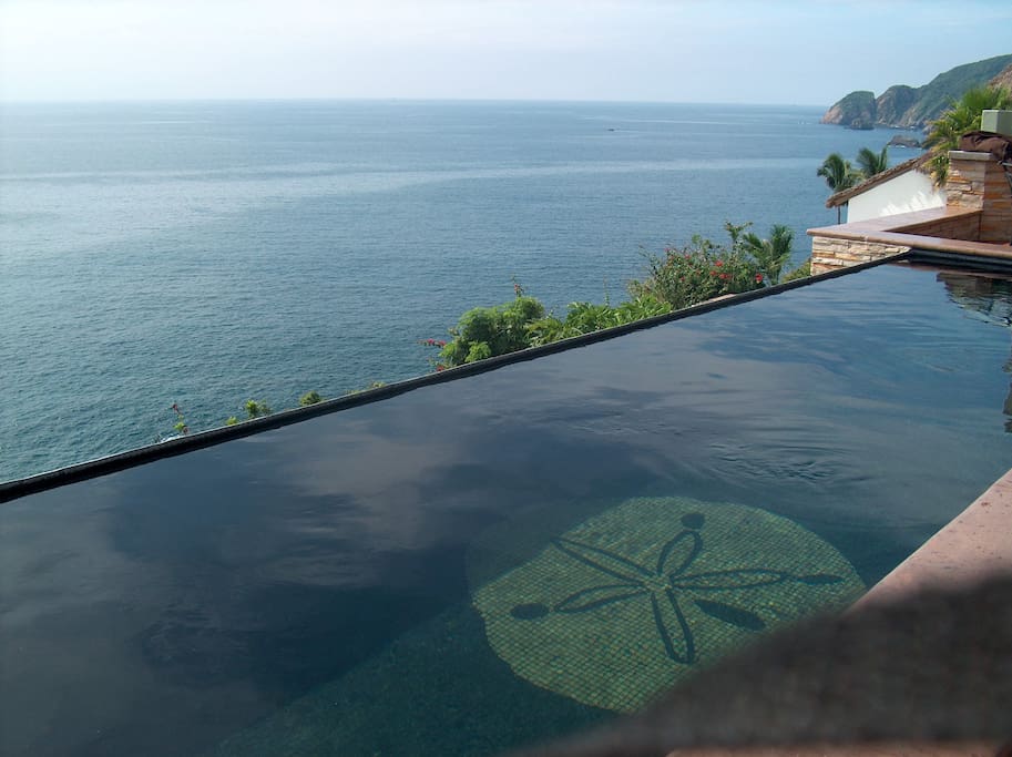 Pool Overlooking the Ocean
