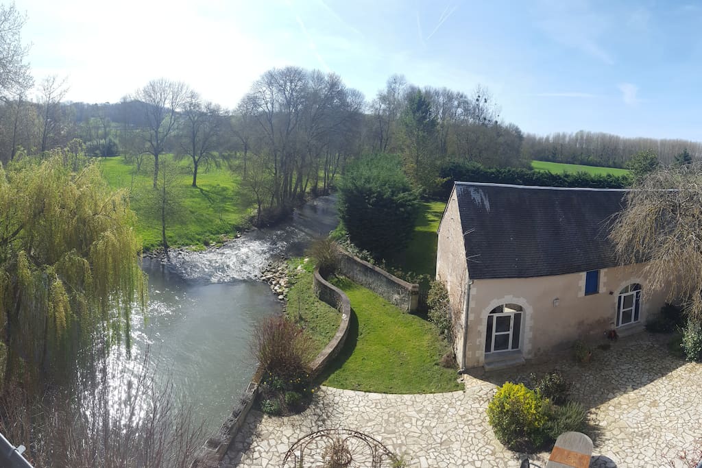 vue depuis la chambre Bourgueil