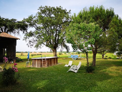 Gascon house in the countryside