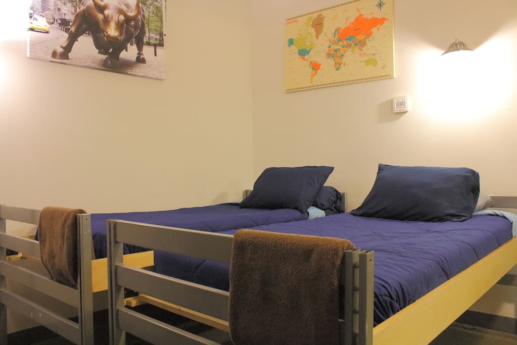 Two twin beds!