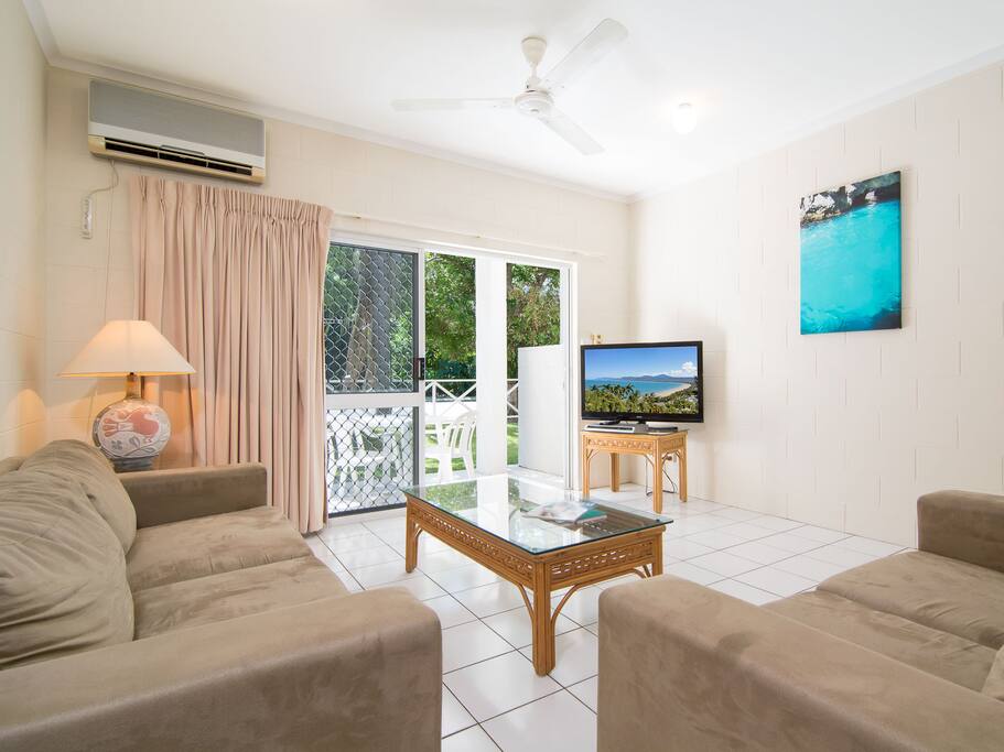 Spacious lounge and living area
