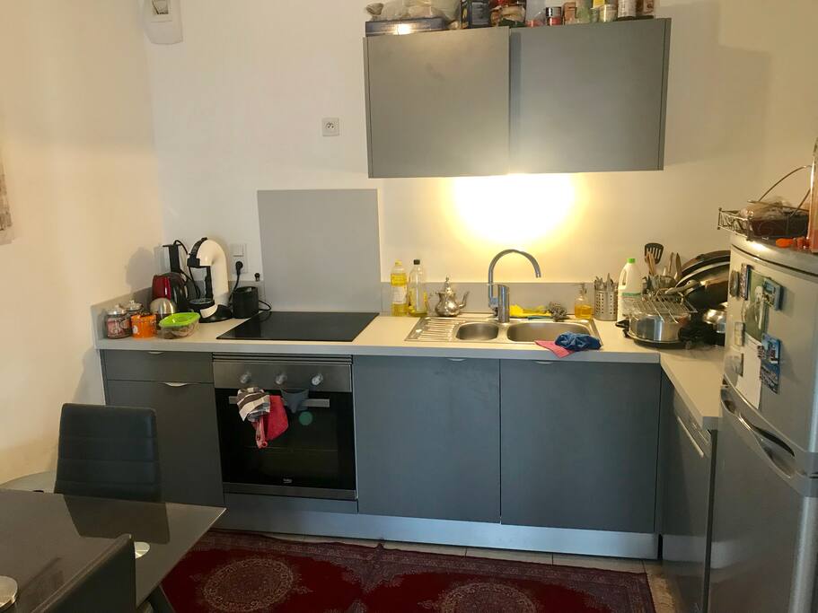 Accès cuisine équipée