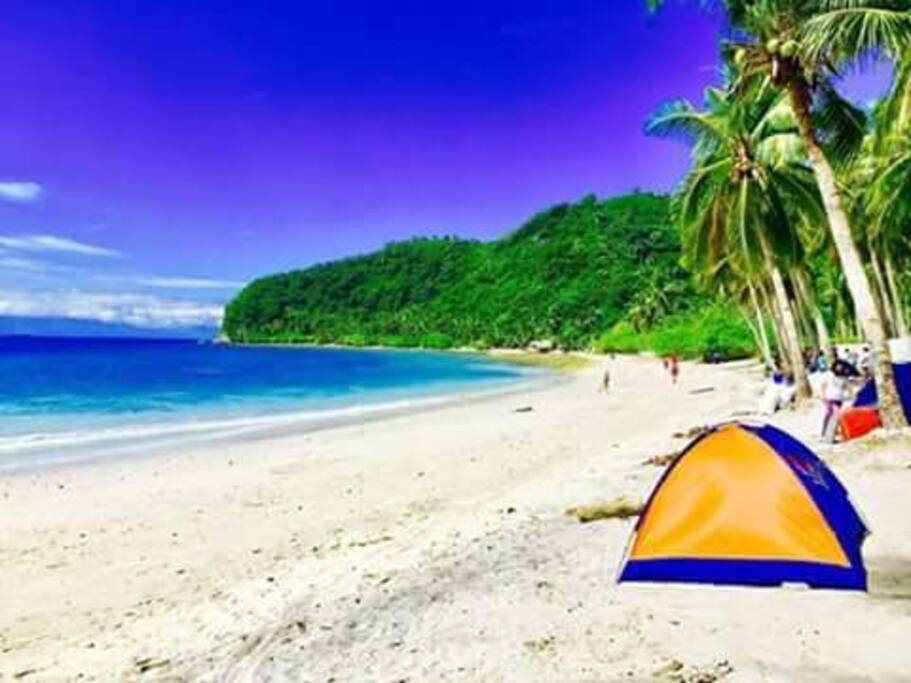 Masasa Beach with a very fine white sand