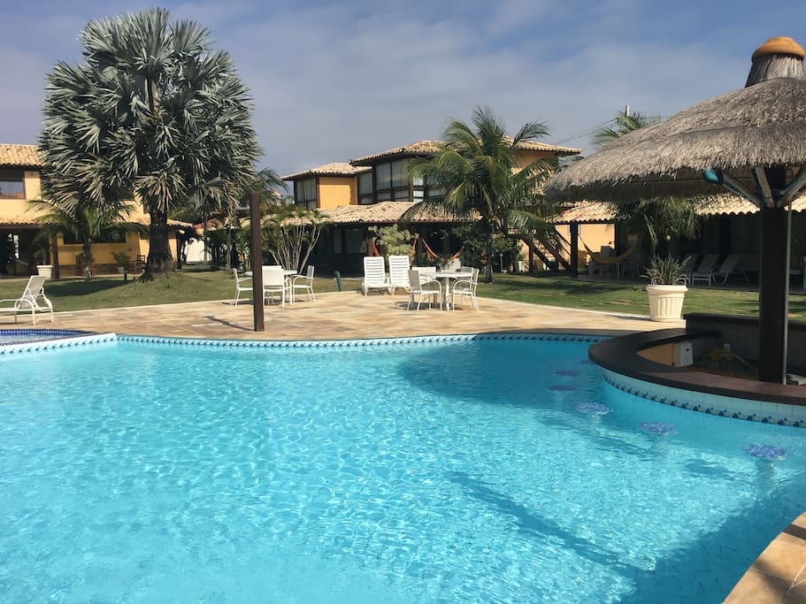 Bar molhado da piscina