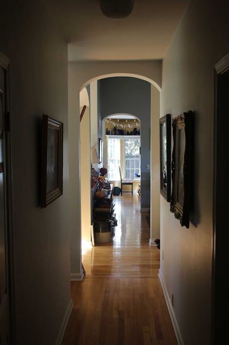 Hallway to Living Area