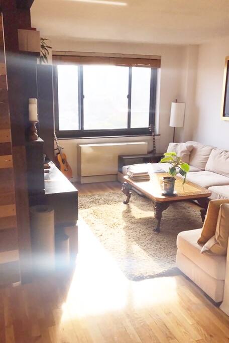 Lots of natural light