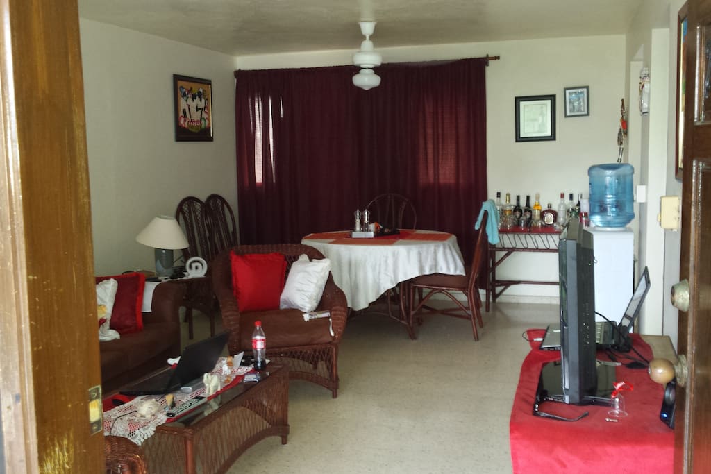 Living/dining area