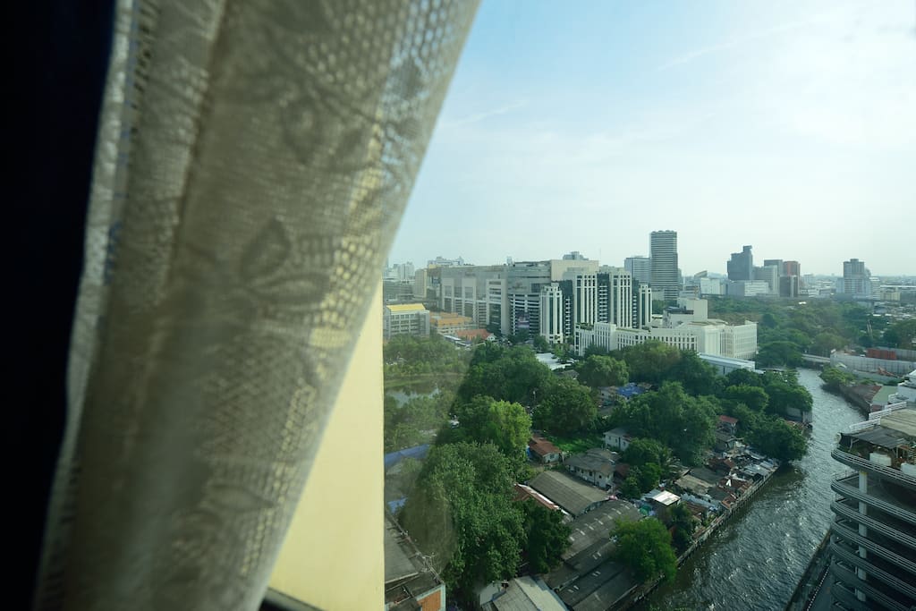 Bangkok's view from 18th floor