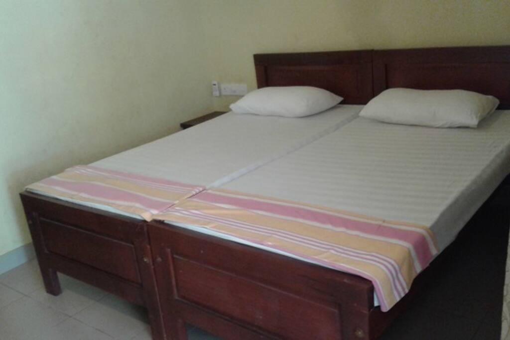 two single beds together