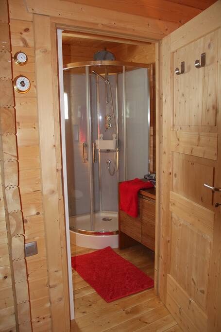 la salle de douche