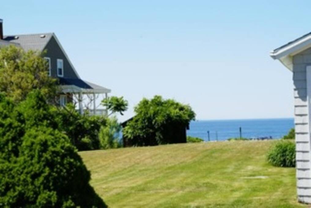 Ocean view from the front porch