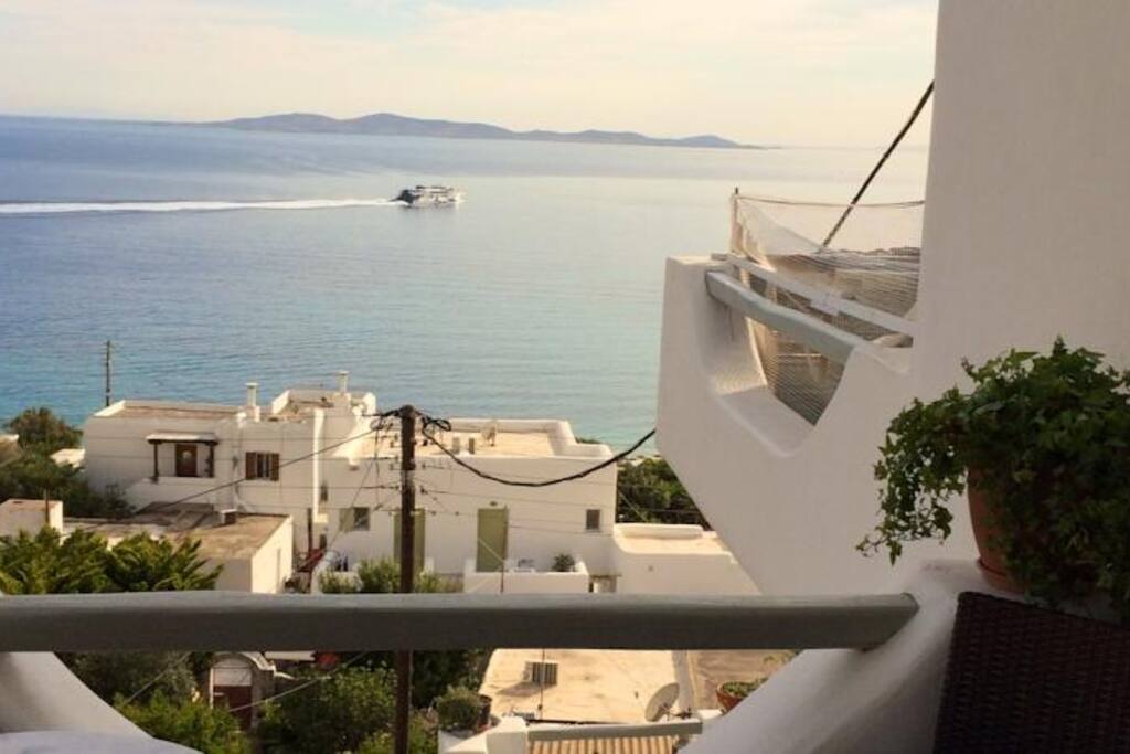 view from balcony
