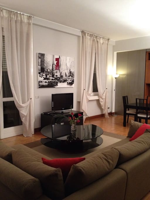 Living room and dining table