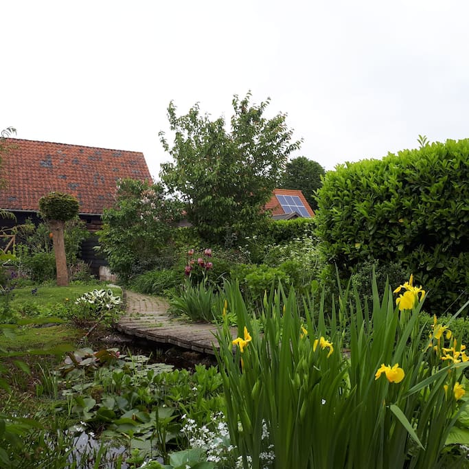 Beautifull view over the garden