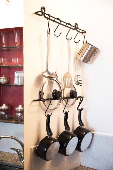 Dettagli della cucina ed utensili.