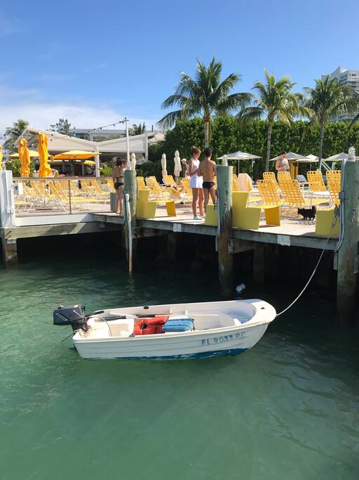 These are our water tenders for shuttling passengers.