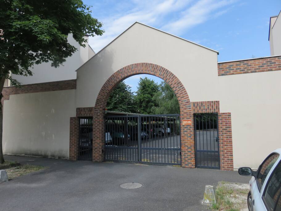 entrée parking