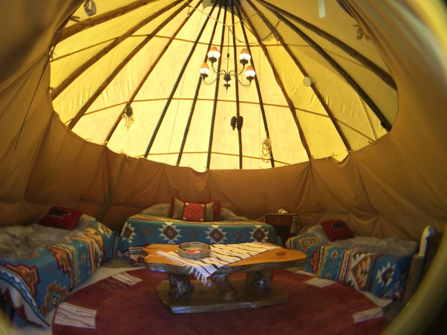 Each bed has a clean sheet, clean pillow case and nice pillow. Each bed has a cozy fleece bedspread. Each bed has a faux fur accent piece.
Bring your SLEEPING BAG.
The cabinet in the picture has 3 beach towels.