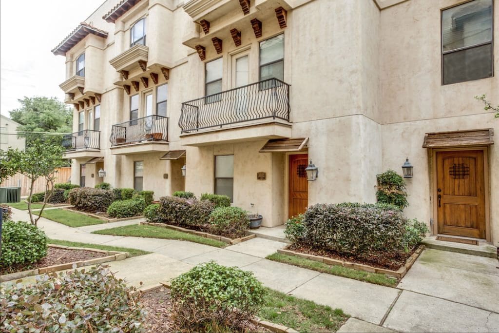 Front of townhouse