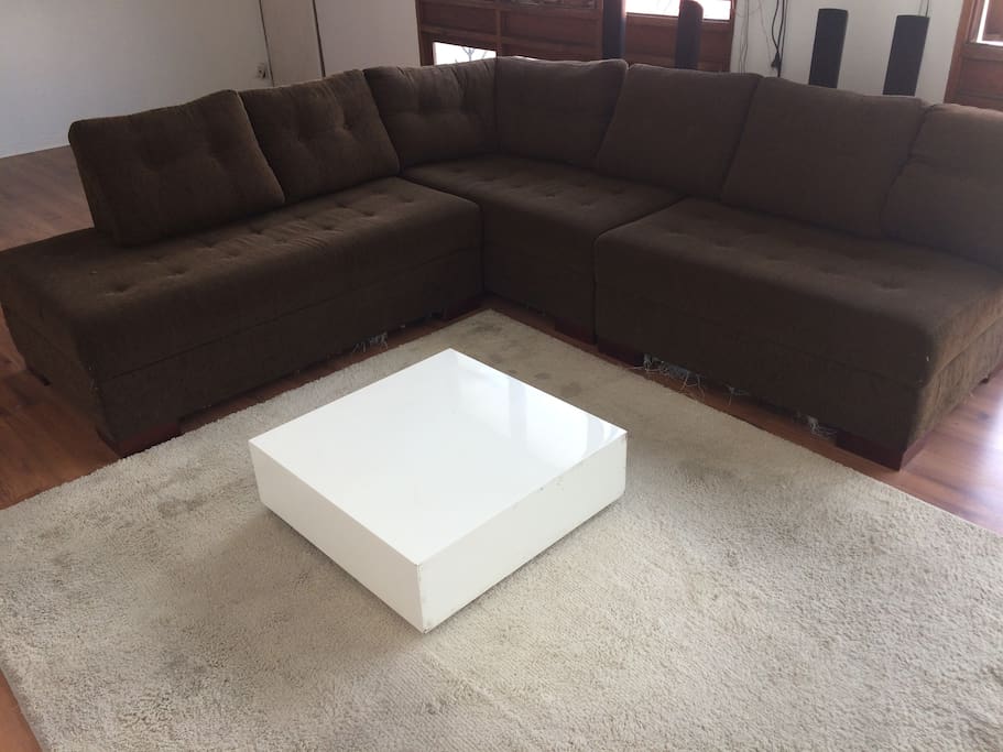 Sofa de canto no quarto!