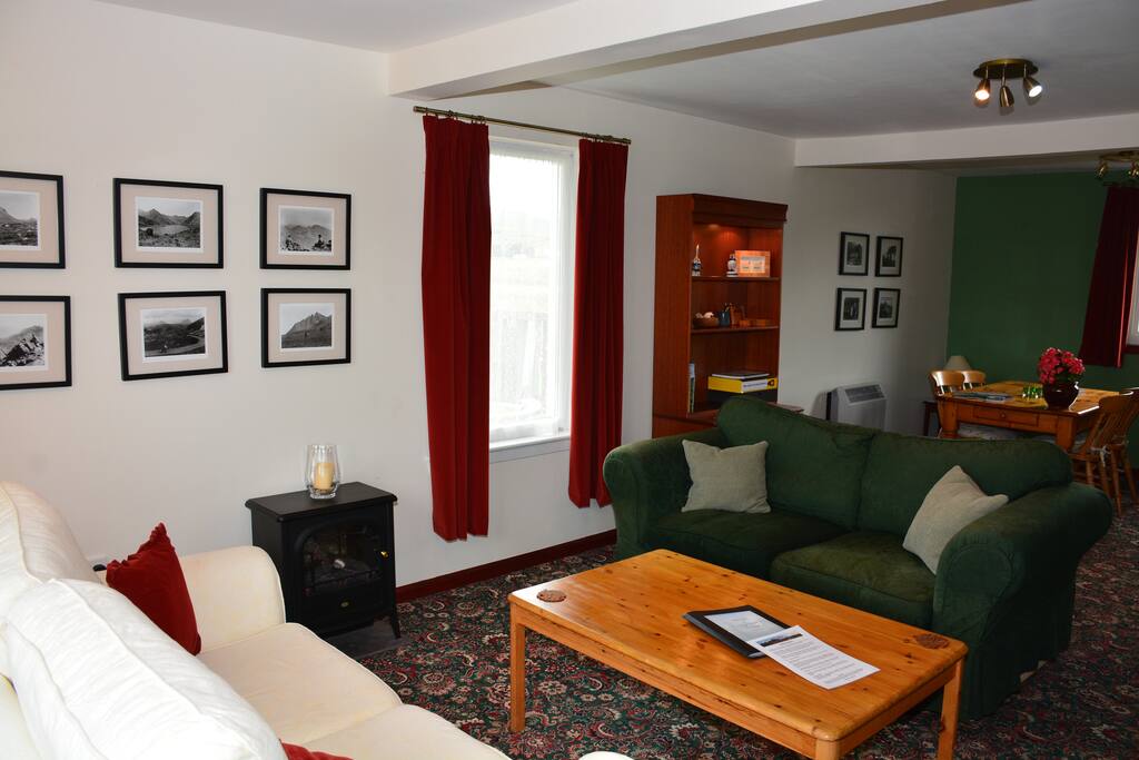 Cosy sitting room with focal stove