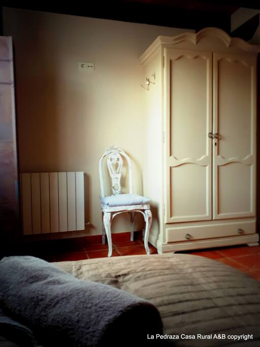 Detalle de dormitorio La Pedraza A