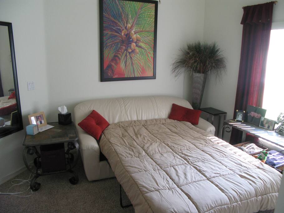 Comfortable mattress.