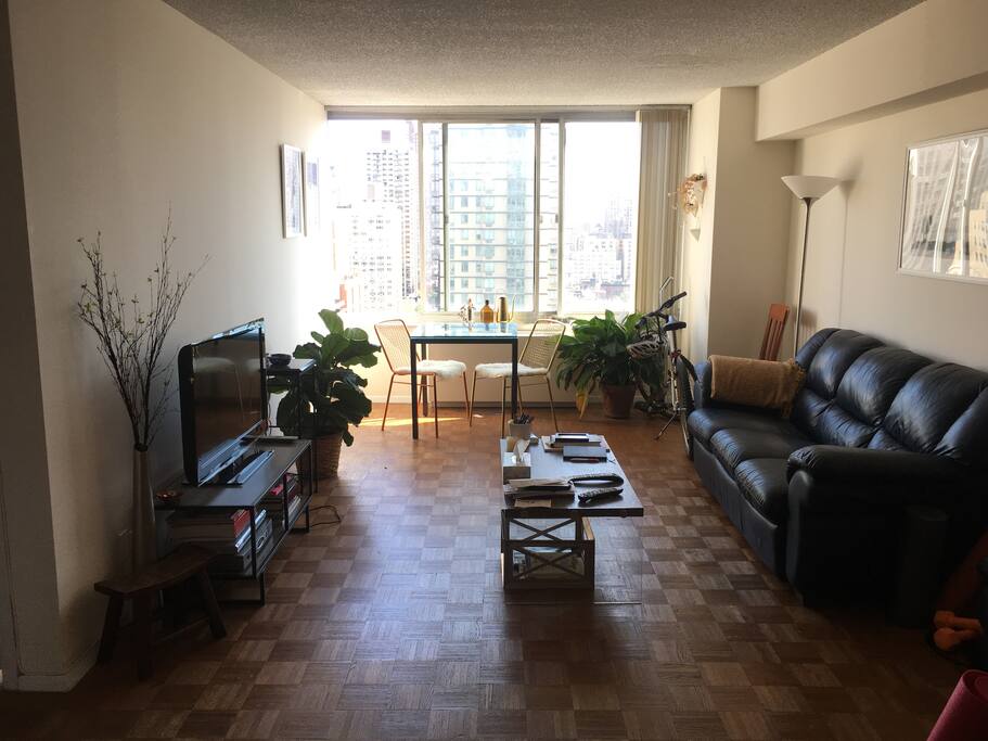 22nd floor views from the living room