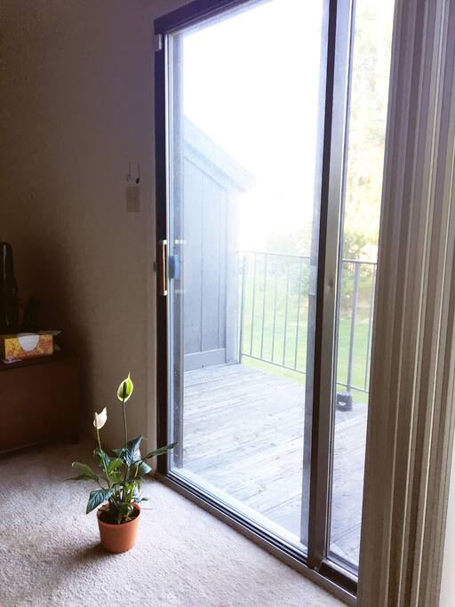 You can relax on our balcony.
