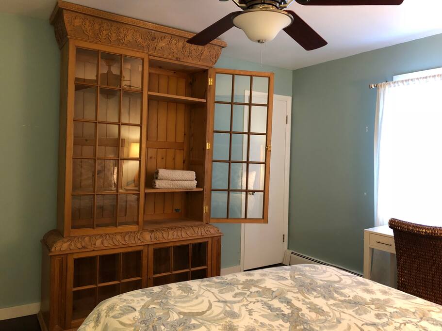 Private room storage.